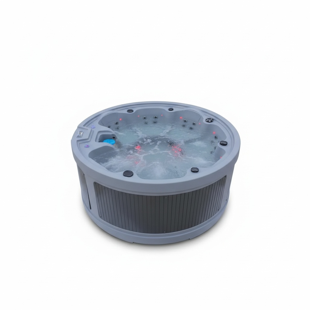 7-persoons hottub, ronde massa - Relax - Spa & Wellness recensie en prijs